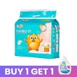 BuBu Bear Flexible Fit Baby-Dry Diapers Tape (Small) 36PCS