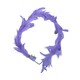 Uncle Gyi LED Glowing Feather Crown Headband Purple 10PCS