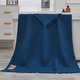Cozy Waffle Blanket Green-Blue (200x20CM)