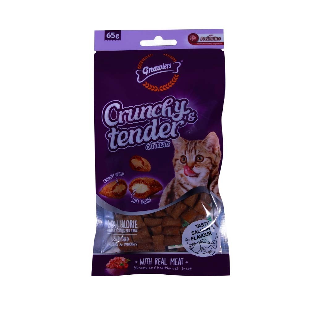 Crunchy & Tender Cat Treat Tasty Salmon 65G