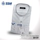 Madarin Collar Shirt Short Sleeve SSM-O-M-S-049 (Cotton White) Large