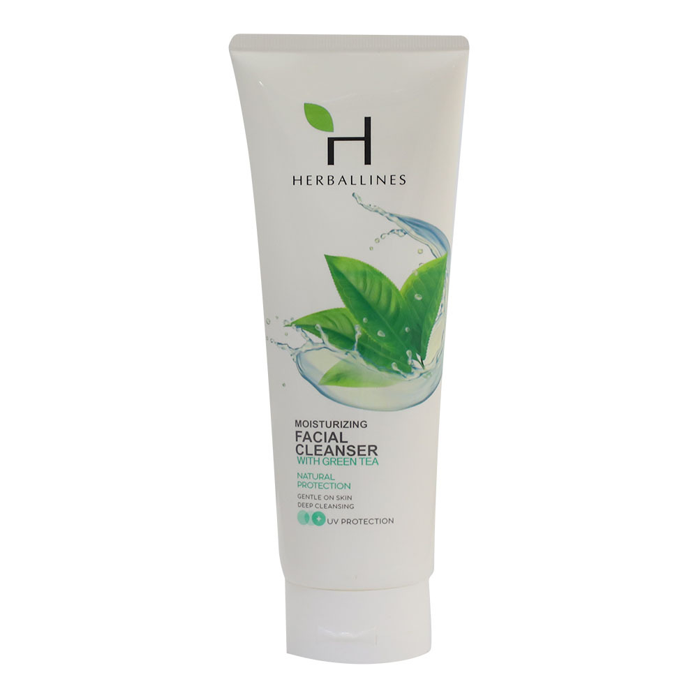 Herballines Facial Cleanser With Green Tea 180G
