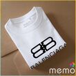memo ygn Balenciaga unisex Printing T-shirt DTF Quality sticker Printing-White (XXL)