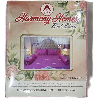 Harmoy Homes Bed Sheet Double (6' x 6.5' x 9") HH Double 257