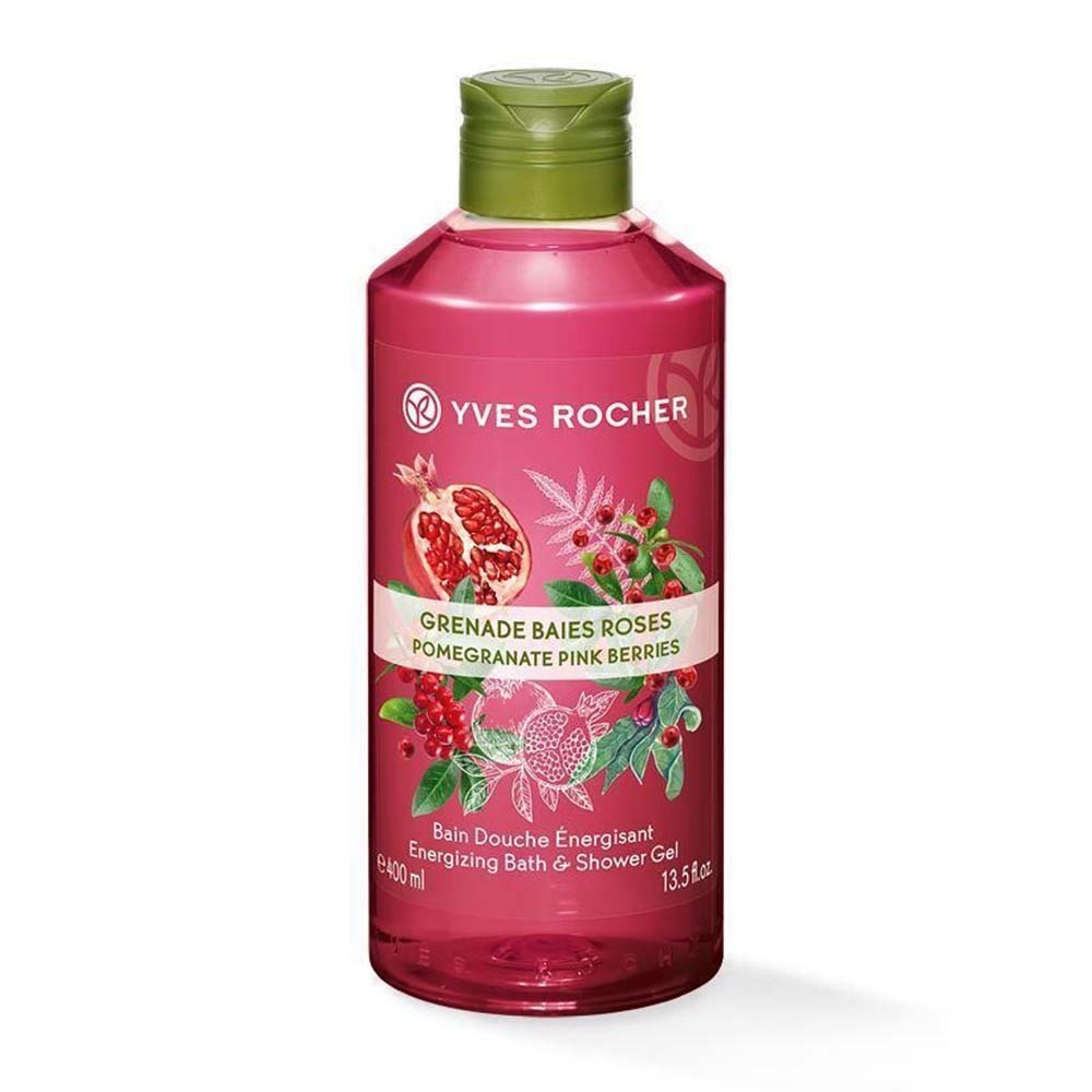 Yves Rocher Shower Gel Grenade Baie Rose Bottle 400ML - 7212
