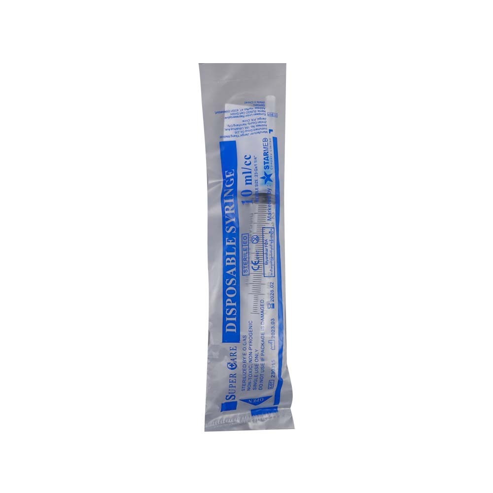Super Care Disposable Syringe 10CC