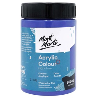 M.M. Acrylic Colour 300ML -Brilliant Red