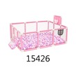 Baby Cele Stainless Steel Frame Playpen 15426 Pink