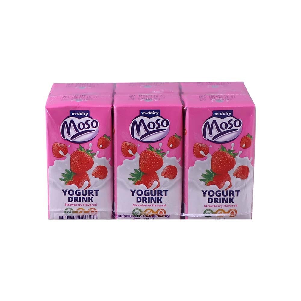 Moso Yogurt Strawberry 110MLx6PCS