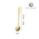 Fine Village Rose Spoon- Short *6pcs (Gold ) 12.4CM