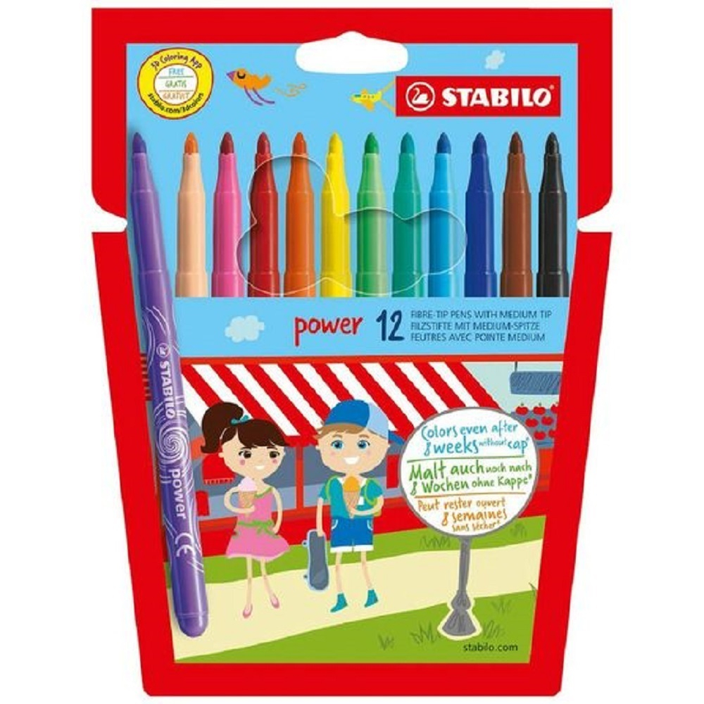 Stabilo Color Soft Pen 12PCS NO.280/12-01