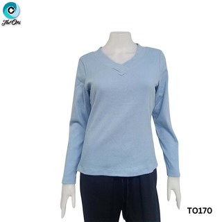 The Ori Women Long Sleeve Top White Medium TO126A