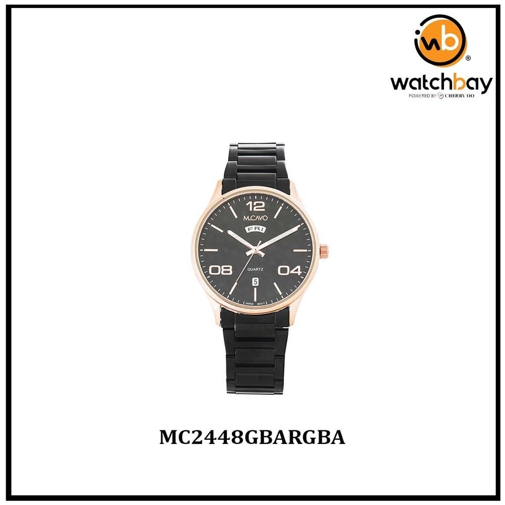 M. Cavo Men Watch MC2448GBARGBA Cherry Oo