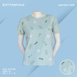 Cottonfield Women Short Sleeve Printed T-shirt C82 (Large)