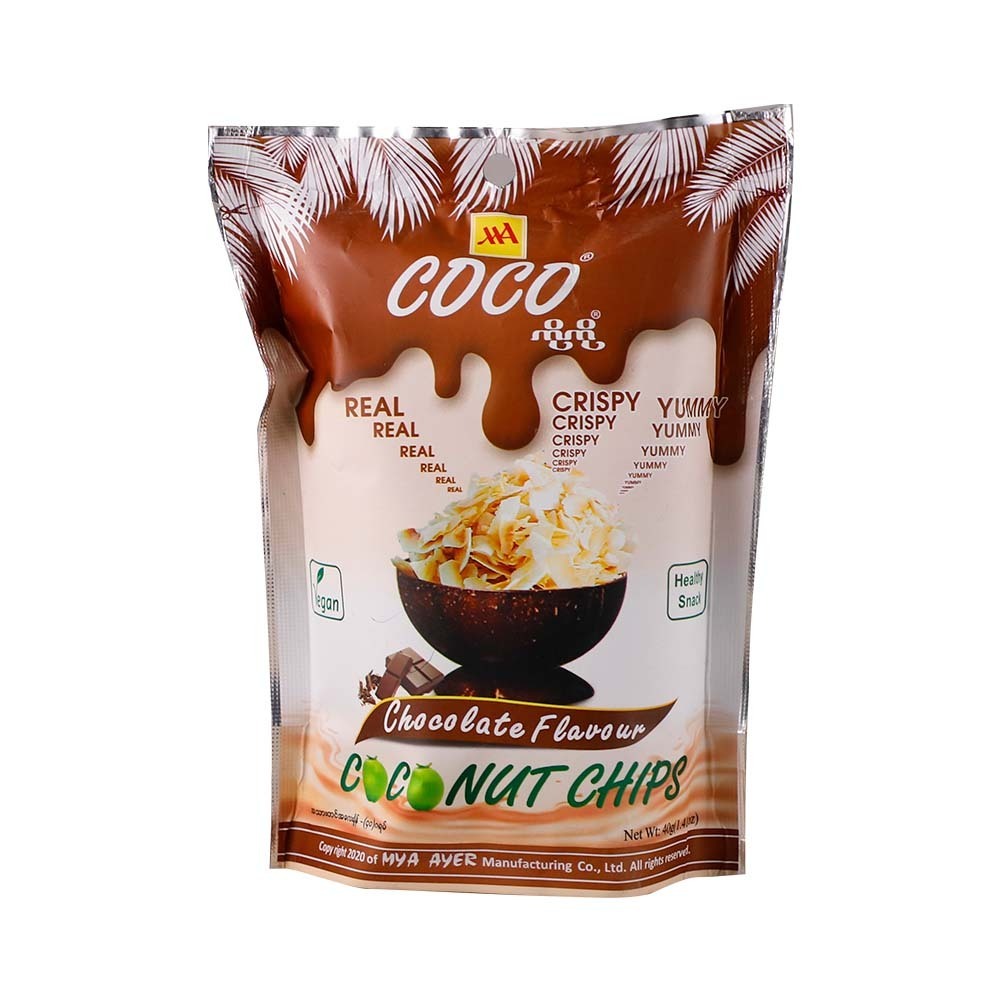 Coco Coconut Chips Chocolate Flavour 40G