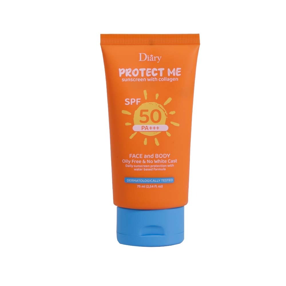 Diary Protect Me Sunscreen SPF50 Pa+++ 75ML