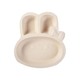 Silicone Baby Plate (Rabbit) BNFPL006 Khaki