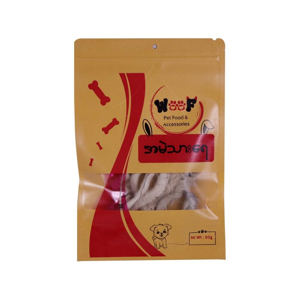 Woof Dog Treats Beef Skin 50G
