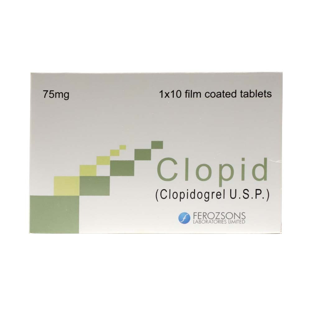 Clopid Clopidogrel 75MG 10PCS