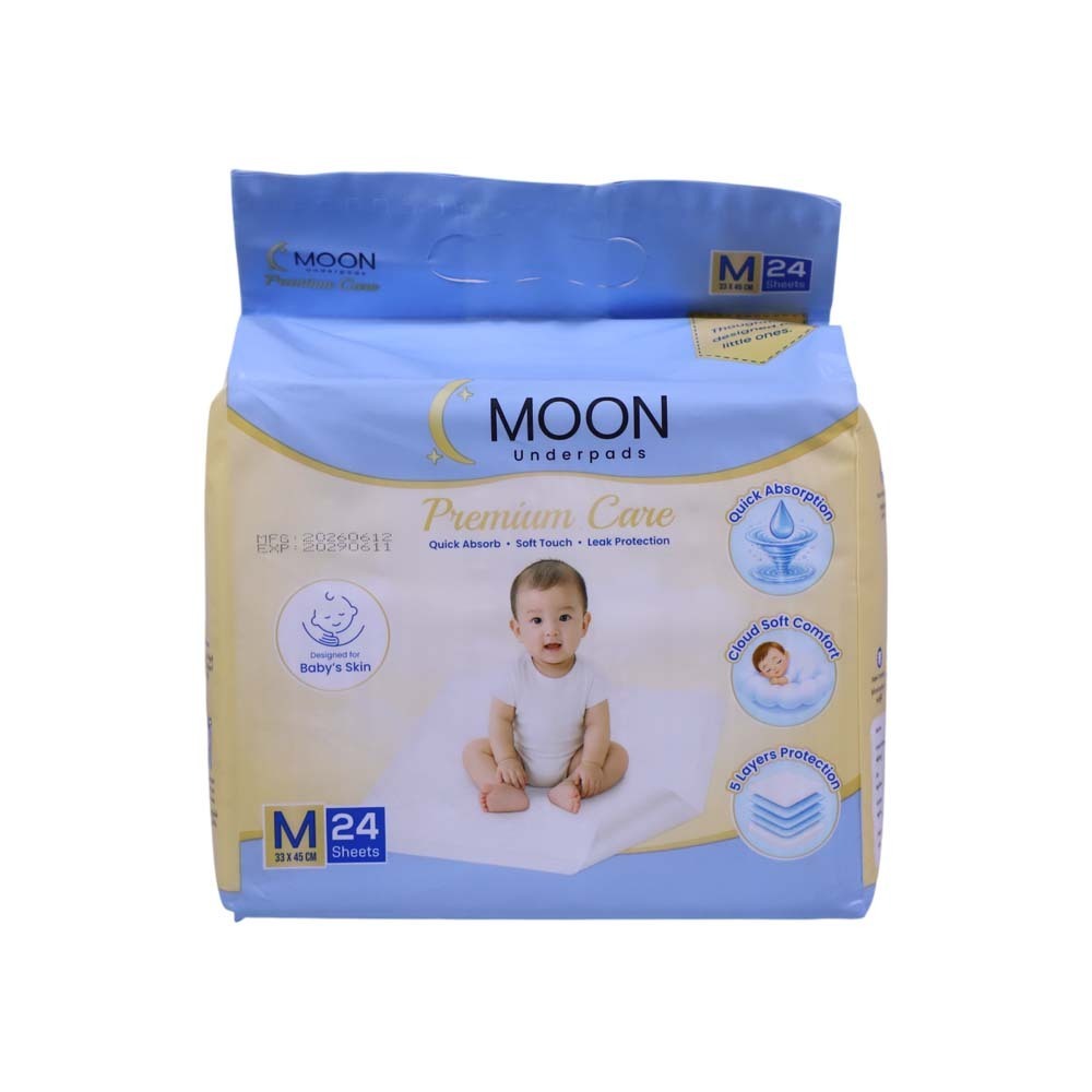 Moon Baby Disposable Under Pads 33 x 45cm 24PCS