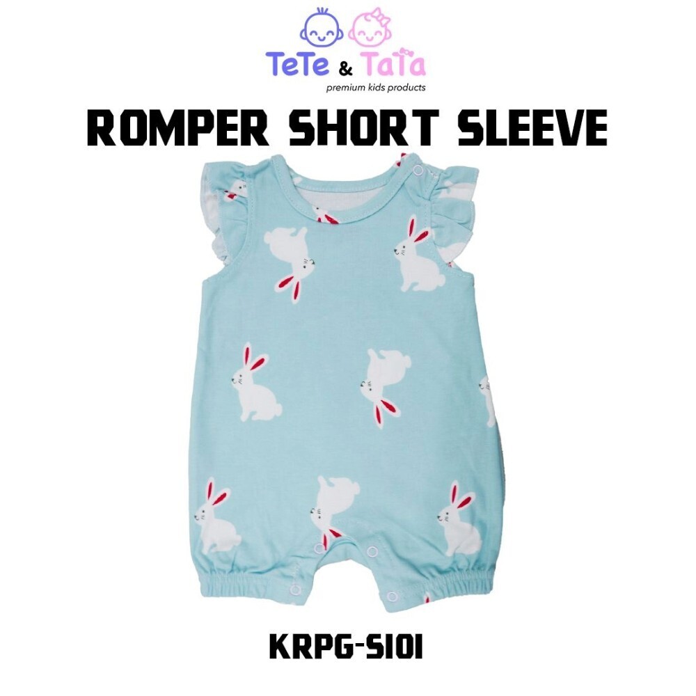 Tee RayKid Romper Short Sleeve KRPG-S101 (0-3Months) Blue