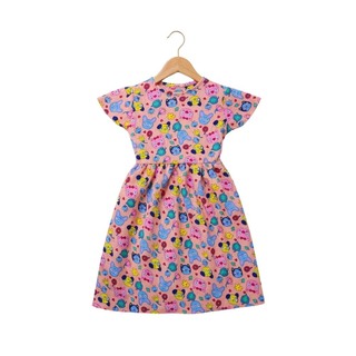 Khay May Flower Dress Yellow Large (3-5yrs)