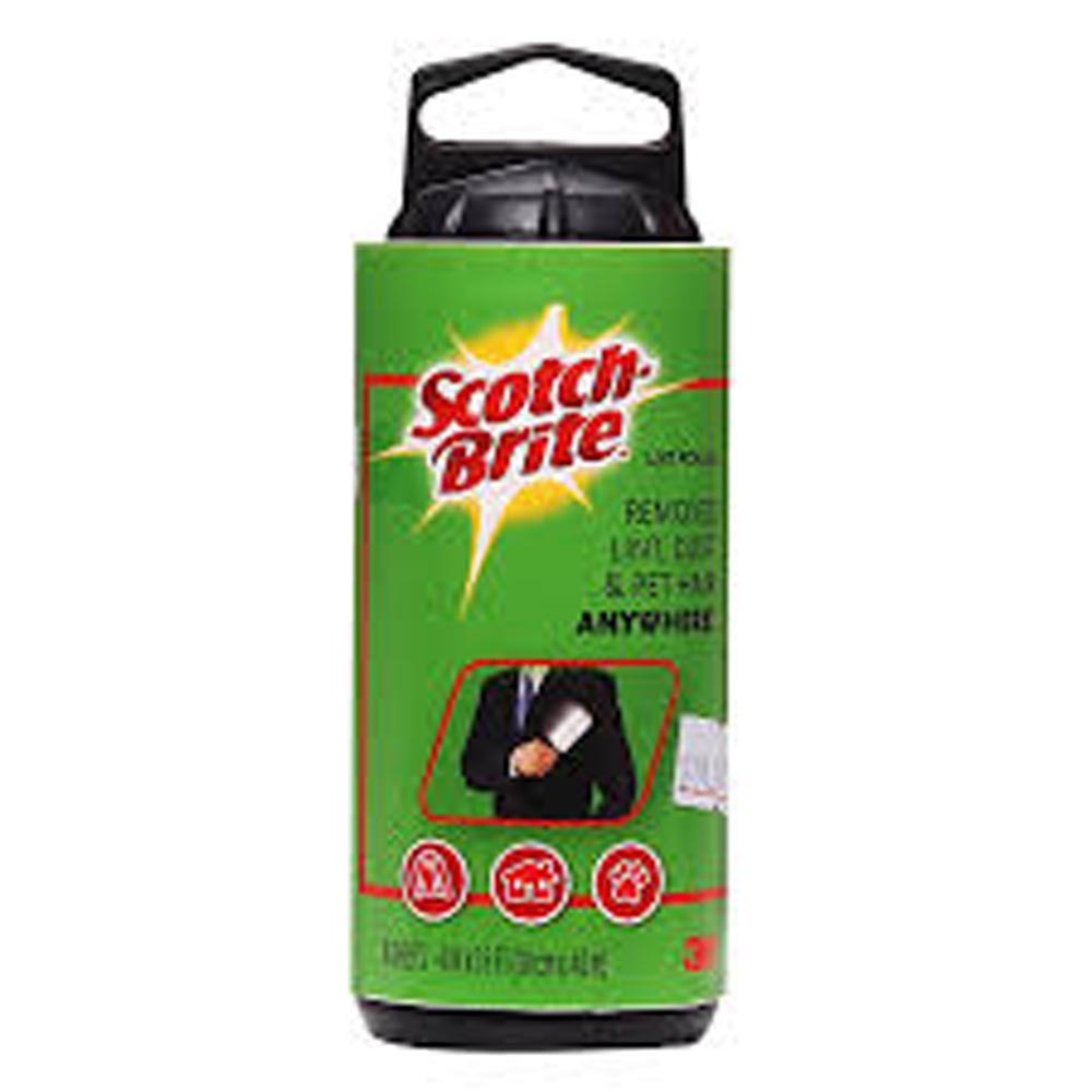 3M Scotch Brite Lint Roller Removes Lint, Dust & Pet 30 Sheets Refill 836Rp-30