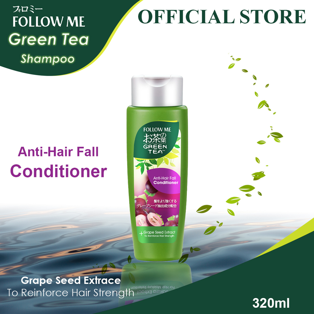 Follow Me Green Tea Anti-Hair Fall Conditioner 320ML (Grape Seed Extract)