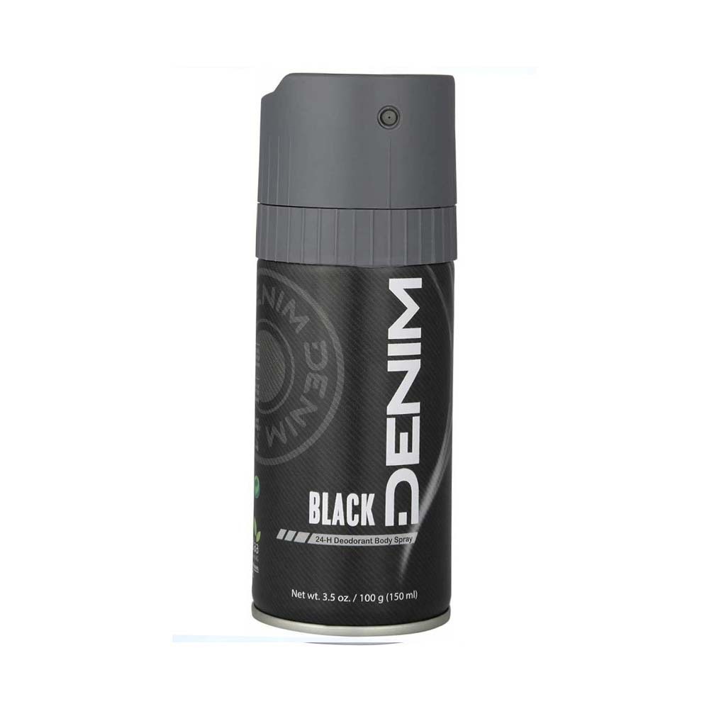 Denim Black 24-H Deodorant Body Spray 150ML