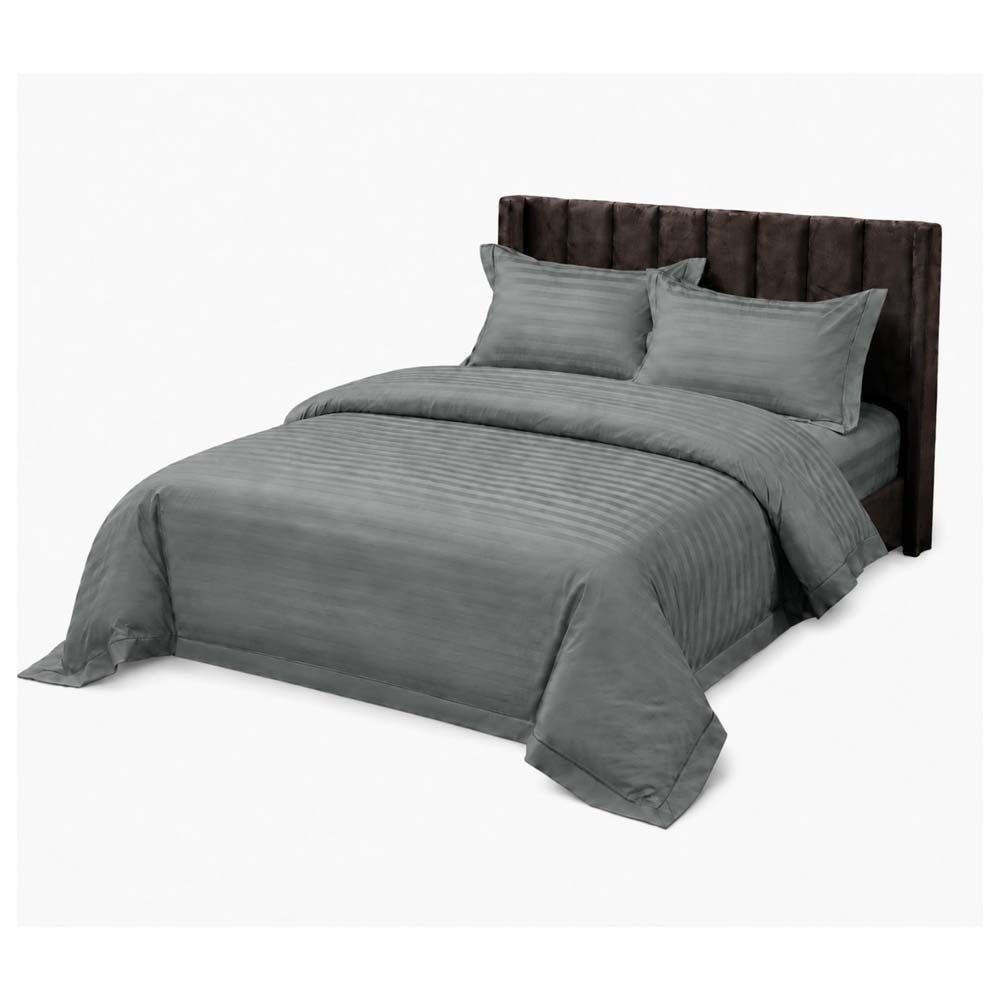 Harmony Homes Top Line Double Bedsheet Grey