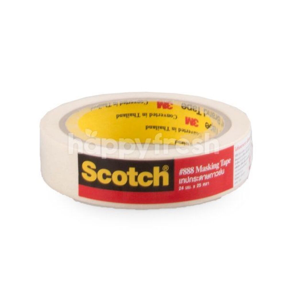 3M Scotch #888 Masking Tape 24MMx25Yards Xt-0020-7771-4