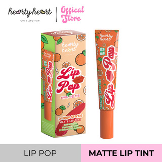 Hearty Heart Lip Pop 3.8ML Orange Sparkle
