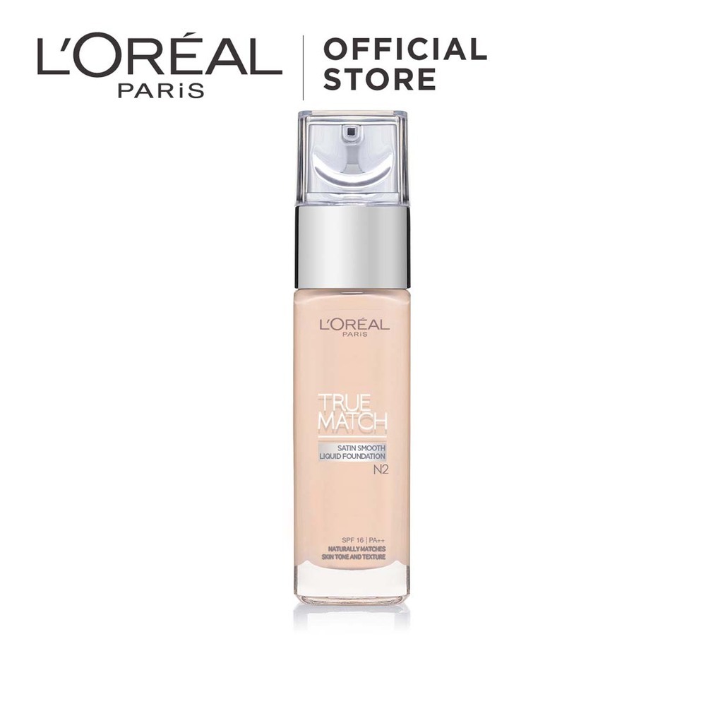 Loreal True Match Liquid Foundation N2 Nude Porcelain 30ML