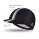 West Biking Stylish Cycling Cap FIT-WB-CP298-BLK