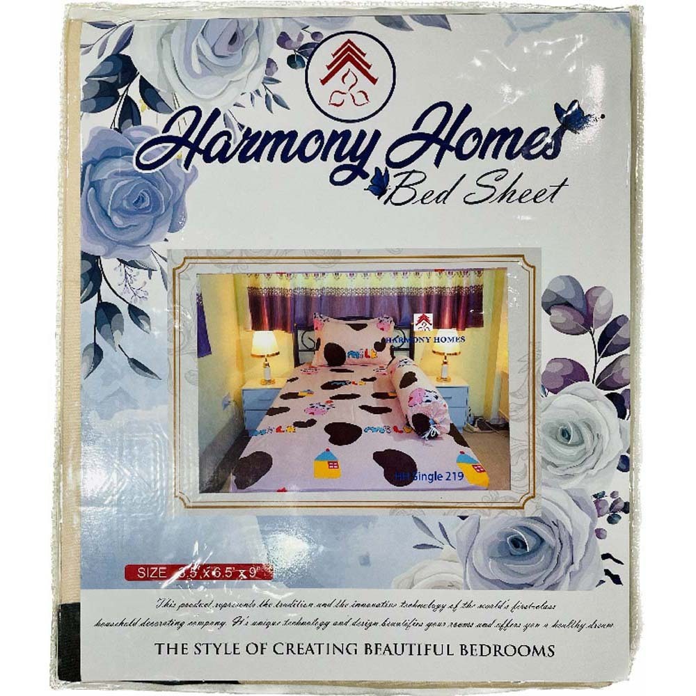 Harmony Homes Single Bedsheet BS06 (HH Single-219)