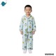 Max & Mia Kid Unisex Cotton Puff Long Sleeve Pajamas Set MM9946 Light Green M (5/6yrs)