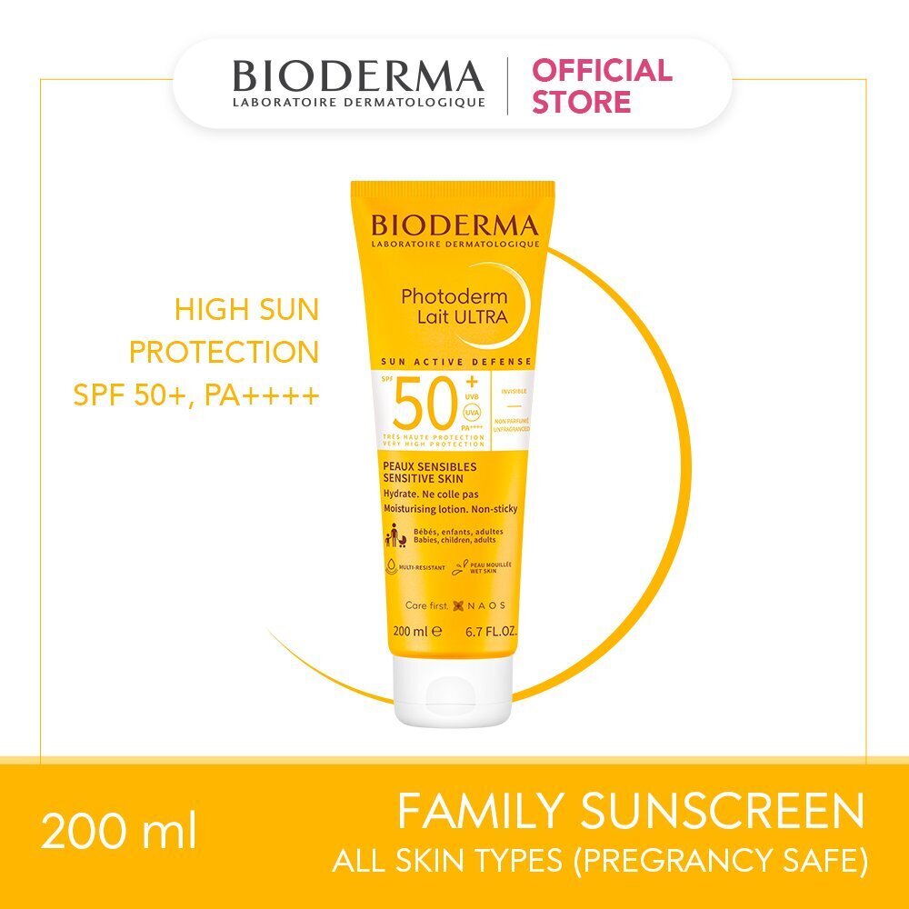 Bioderma Photoderm Lait Ultra Sun Active Defense Lotion SPF50+ PA++++ 200ML