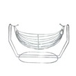 NWM Stainless Steel Swing Fruit Rack FB-101-1
