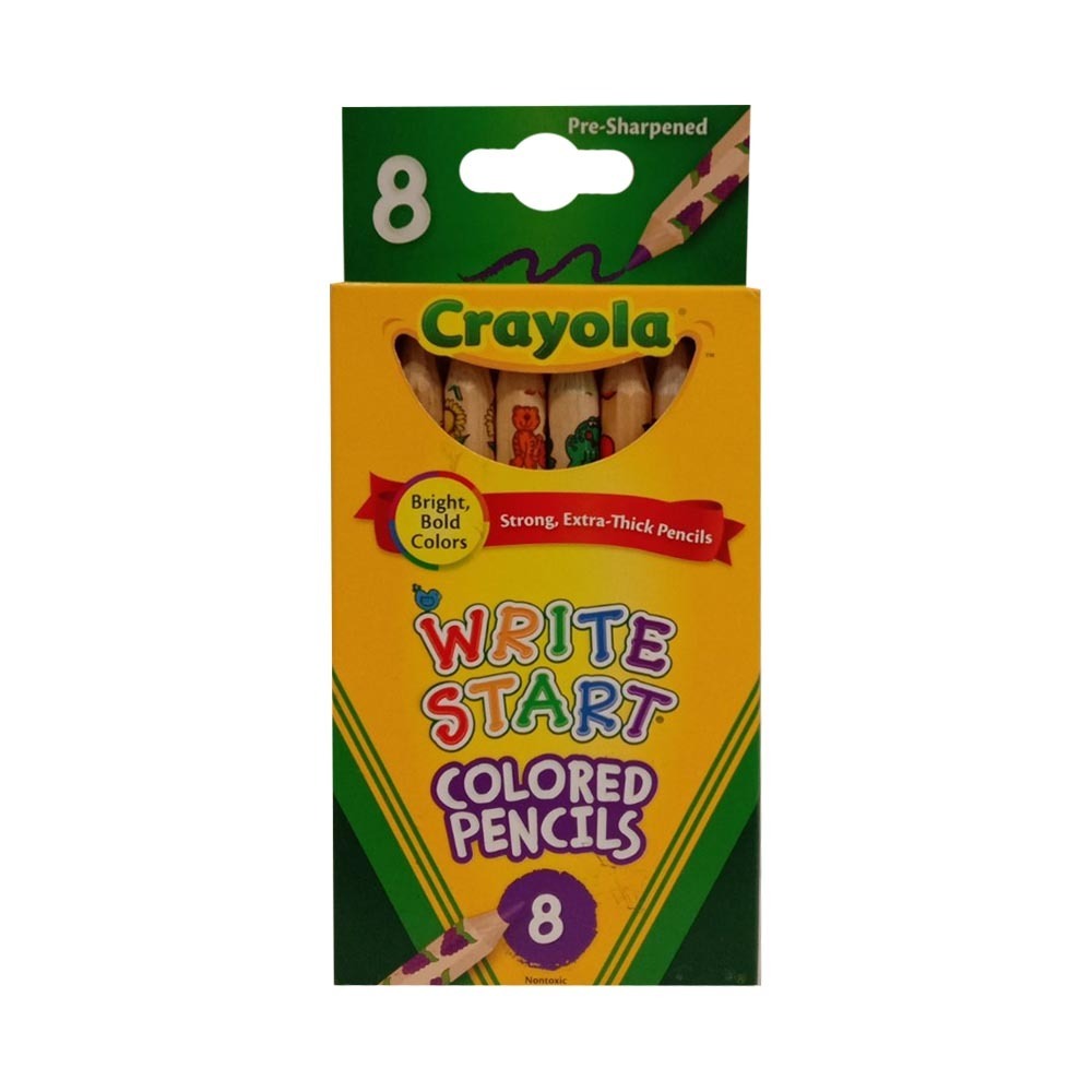 Crayola Write Start Colored Pencil 8PCS NO.68-4108