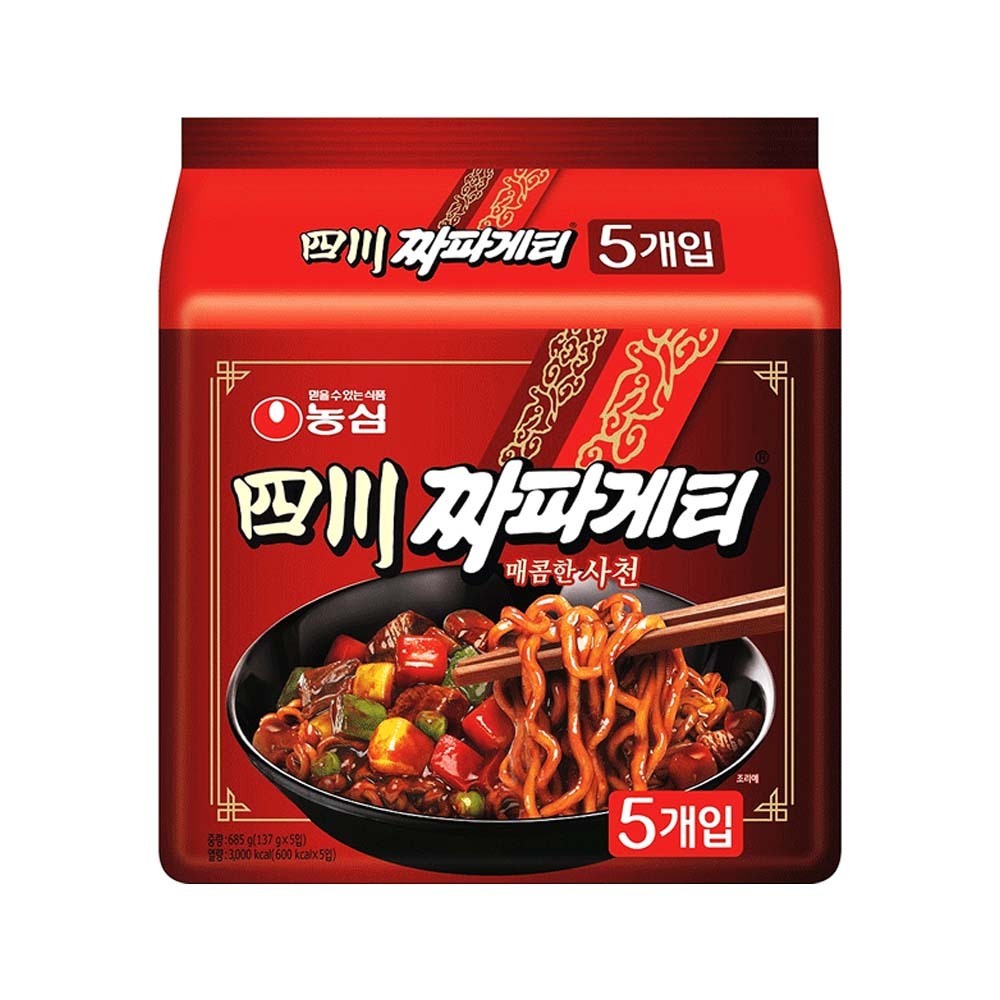 Nong Shim Chapaghetti Spicy 5PCS x 137G