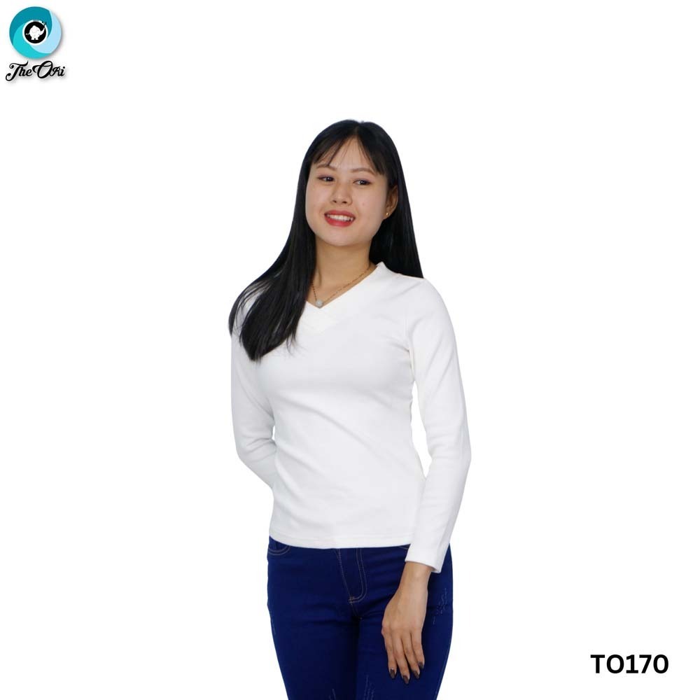 The Ori Women Long Sleeve Top White XL TO126A