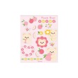 Jourcole  Peach Bear Sticker Sheet 1 sheet 4x5inches JC0003