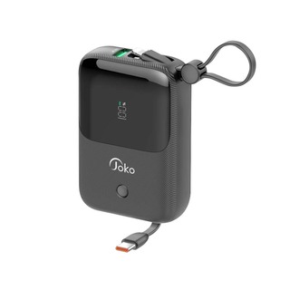 Konfulon J-24 (10000mAh Fast Charging 22.5W Built-in Cable Power Bank) Blue