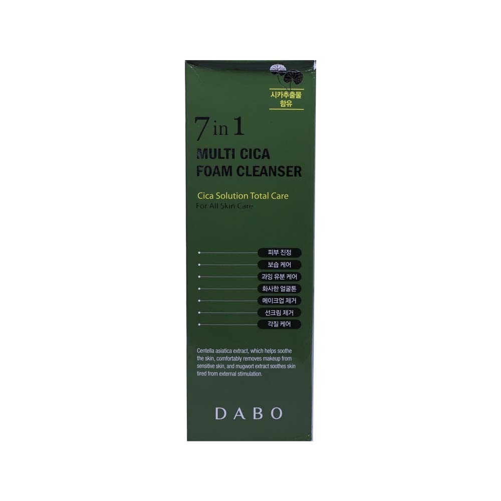 Dabo 7 in 1 Multi Cica Foam Cleanser 180ML