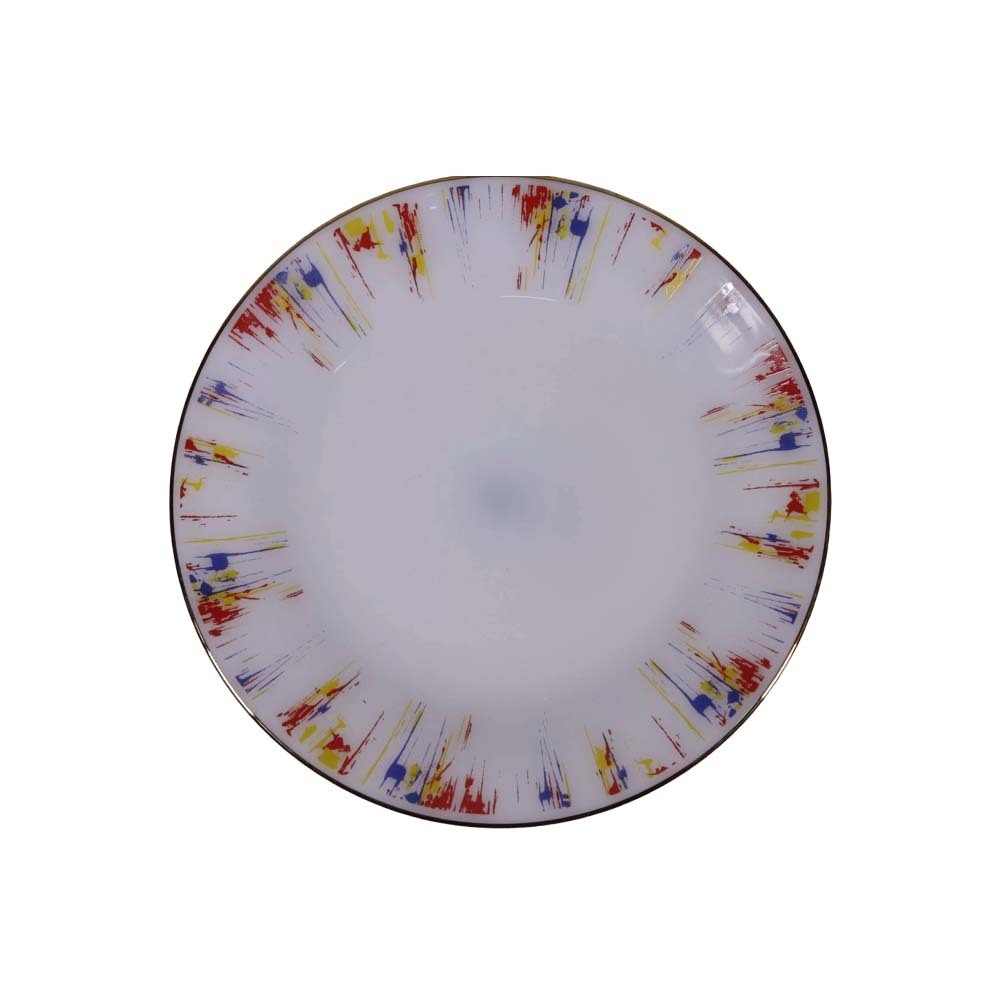 Mp Colourful Cake Plate 7in CLF541