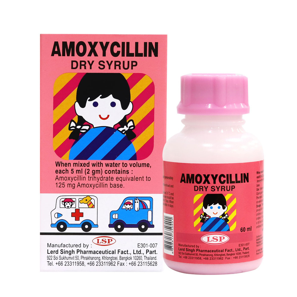 Amoxycillin Dry Syrup 60ML (LSP)