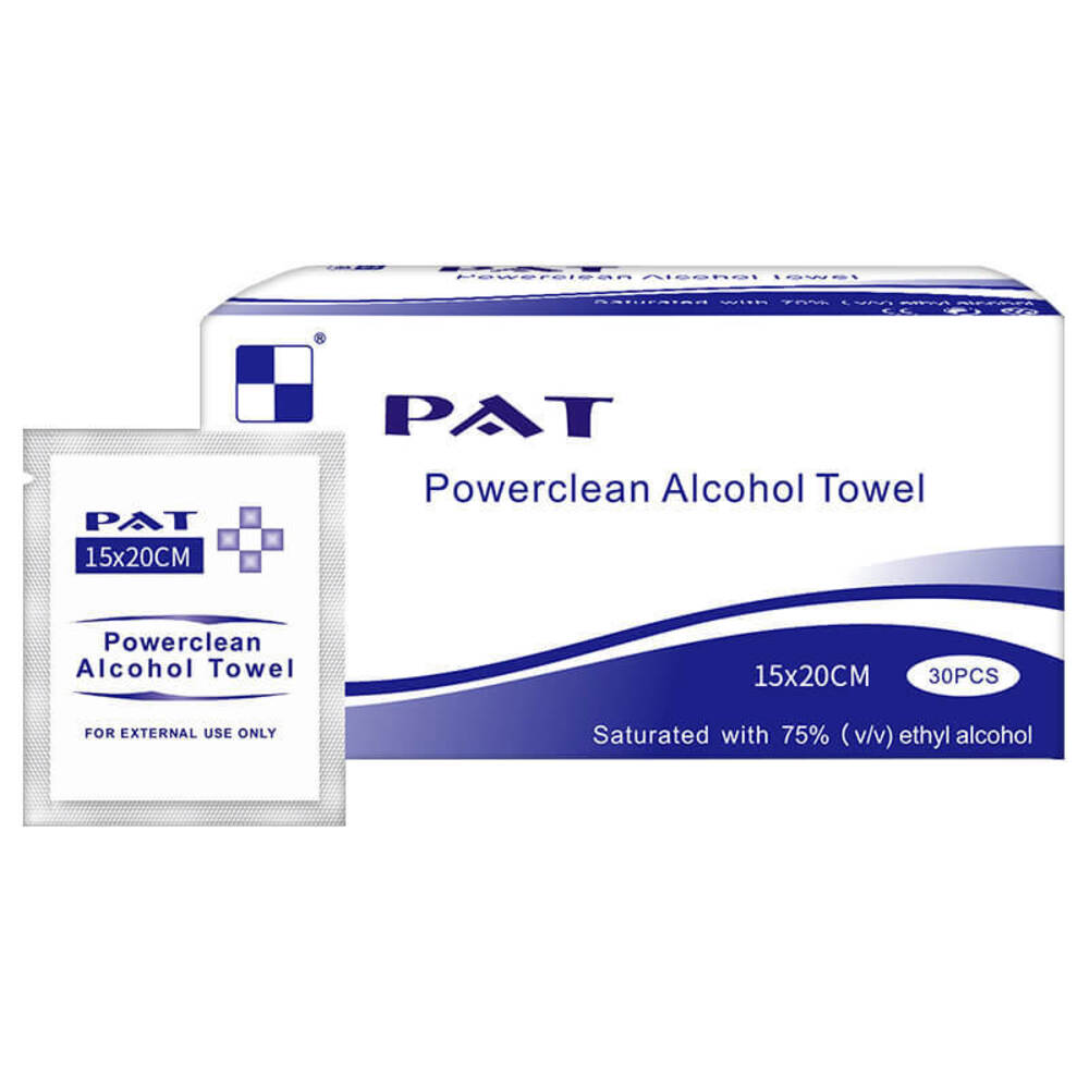 Pat Powerclean Alcohol Towel 30`S