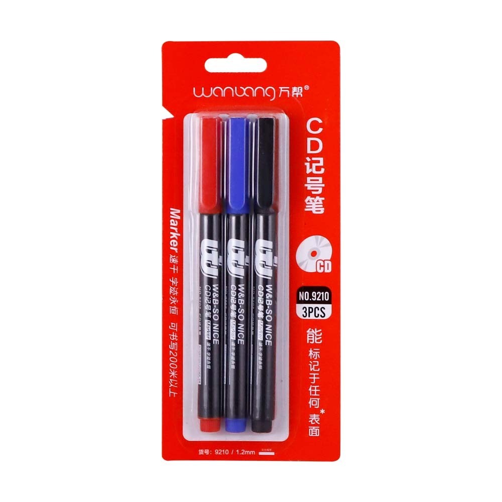 Single Head Marker Pen 3PCS A021633