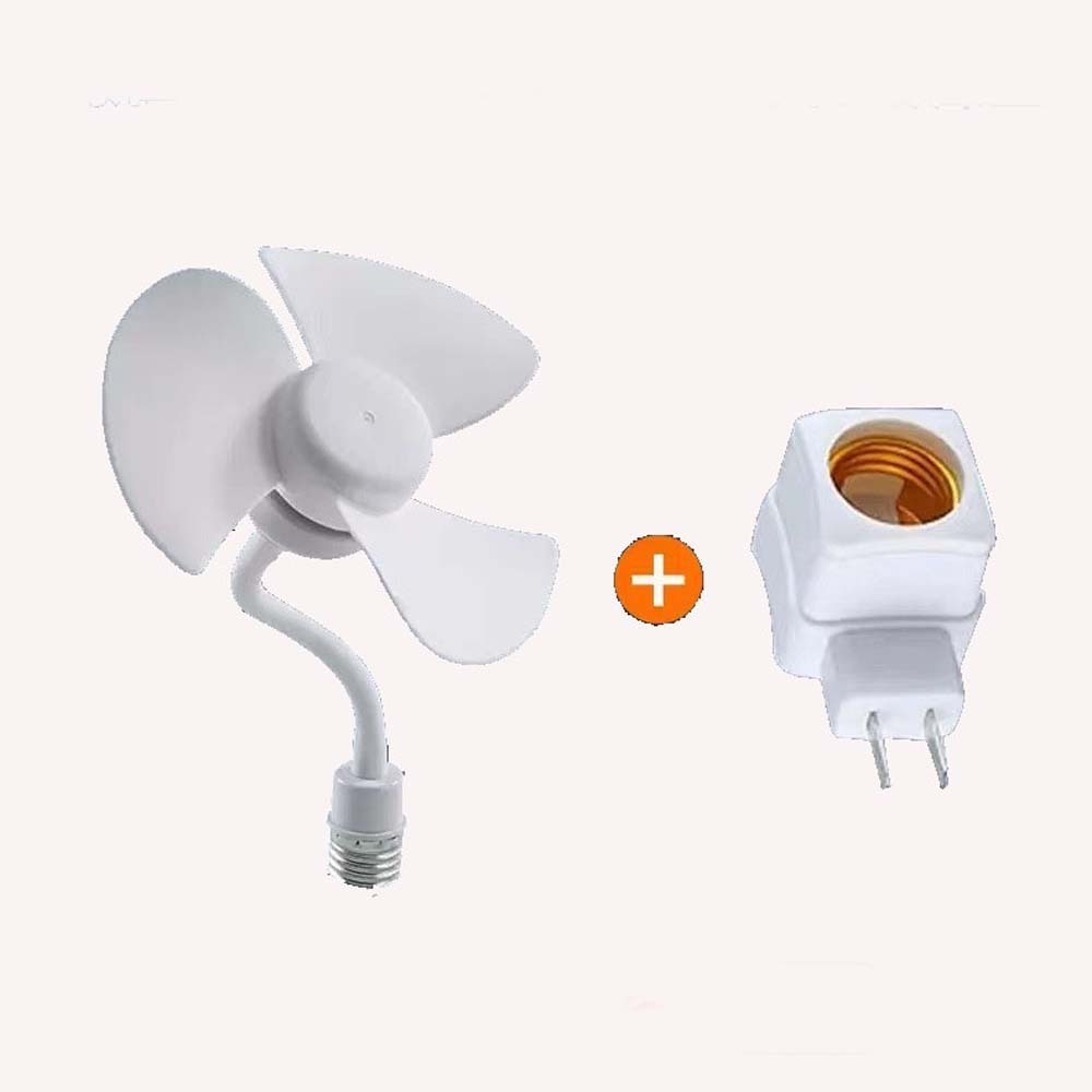 Small E27 Screw-In Ceiling Fan With Socket Holder 5.5 Inch ELE0001046F