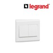 Legrand LG-2G 1WAY 16AX BIG ROCKER WH (617602) Switch and Socket (LG-16-617602)
